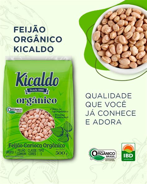 Feijão Carioca Orgânico Kicaldo 500g AmazoNative