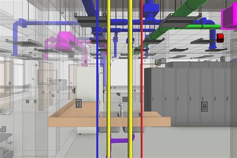 Lod 400 Mep Bim Modeling And Coordination Services By United Bim Inc