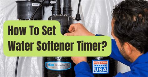 How To Set Water Softener Timer Rving Beginner