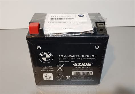 Bmw Motorcycles Agm Battery 12volt 14ah Sierra Bmw Motorcycle