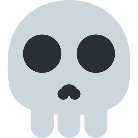 Skull Emoji Clipart Free Download Transparent Png Creazilla