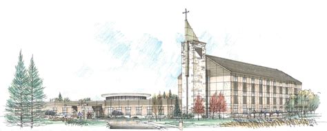 St. Paul’s Monastery sketch | Pope Design Group