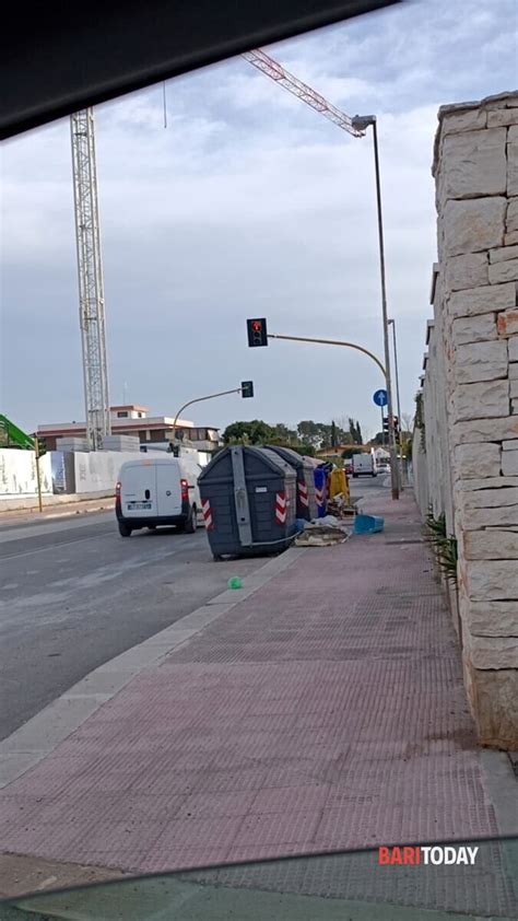 Rifiuti E Degrado Amiu Via Fanelli Parco Melia Segnalazione A Bari