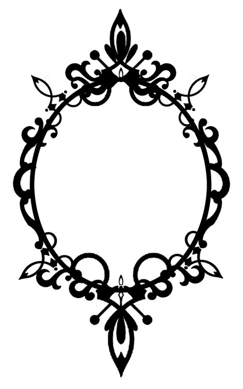Ornate Oval Frame Clip Art
