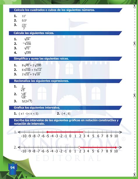 MATEMÁTICAS 8vo Grado 1 Kingdom Editorial Página 96 Flip PDF en