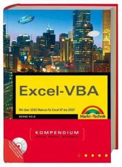 Excel VBA Kompendium m CD ROM von Bernd Held Fachbuch bücher de