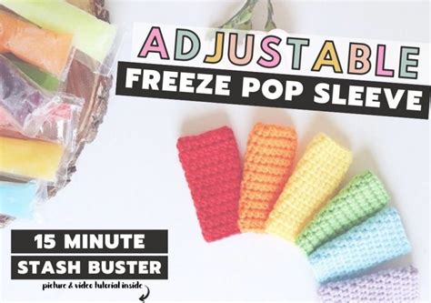 Summer Freeze Pop Holder Free Crochet Pattern Simply Hooked By Janet