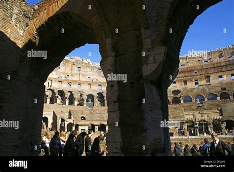 Colosseum interior. Rome. Italy Stock Photo - Alamy