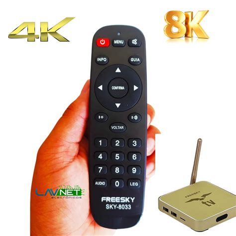 Controle Remoto Freesky Ott Box Tv K K Lavneteletronicos Br