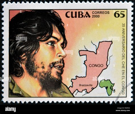 Cuba Circa A Stamp Printed In Cuba Shows Che Guevara S Image