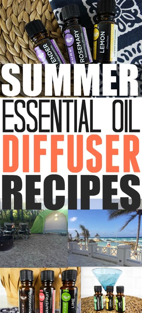 Summer Essential Oil Diffuser Recipes The Creek Line House