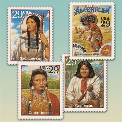 Native American Postage Stamps Draw Stunning Portraits