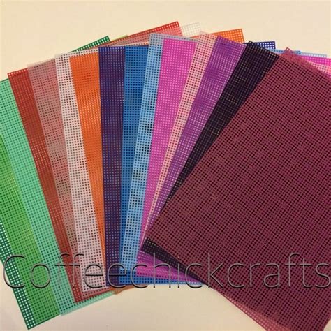 Full Sheet Plastic Canvas 7 Mesh Sheet Your Choice Of Etsy