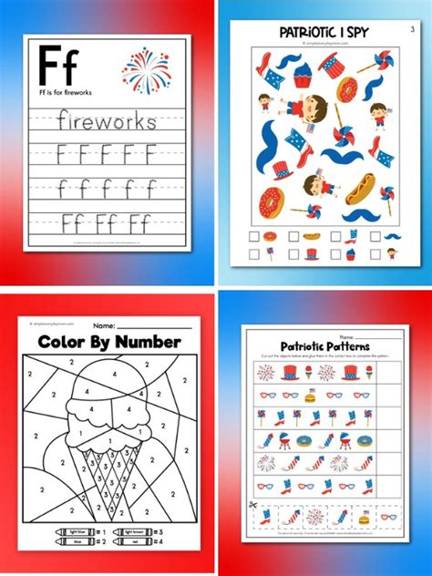 Free Printable Th Of July Do A Dot Printables