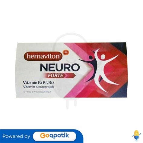 Hemaviton Neuro Forte Box Kaplet Kegunaan Efek Samping Dosis Dan