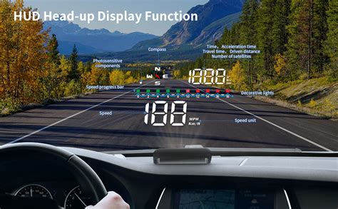 Amazon Wiiyii M Heads Up Display For Cars Gps Digital