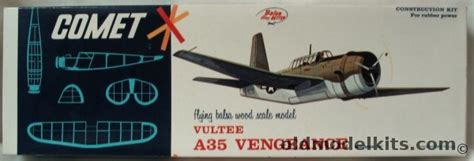 Comet Vultee A 35 Vengeance 20 Inch Wingspan Flying Balsa Model