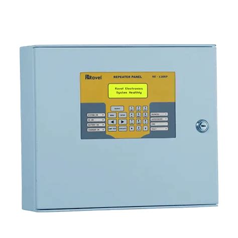 White Fire Alarm Control Panel Ravel Zone Repeater Panl Re Rp