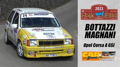 Rally Elba Storico Alessandro Bottazzi Ilaria Magnani Opel