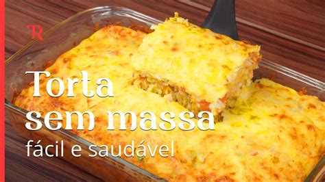 Fiz essa torta sem massa super fácil e saudável e não sobrou nada