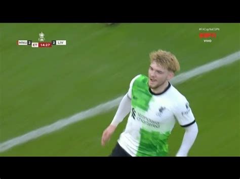 Harvey Elliott Goal Manchester United Vs Liverpool 2 2 Extended