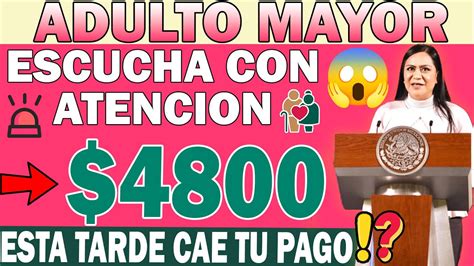 Atentos Adultos Mayores😱estados Prioritarios💸 Pension Adultos Mayores 65 Y Mas🤑 Youtube