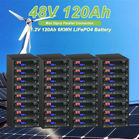 New V Ah Ah Ah Lifepo Battery Built In Bms Kwh Parallel