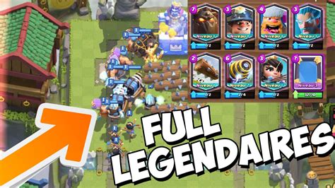 Full Legendaires Vs Full Legendaires Defi Wtf Clash Royale Youtube