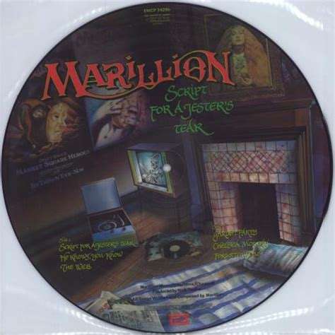 Marillion Script For A Jester S Tear VG UK Picture Disc LP Vinyl