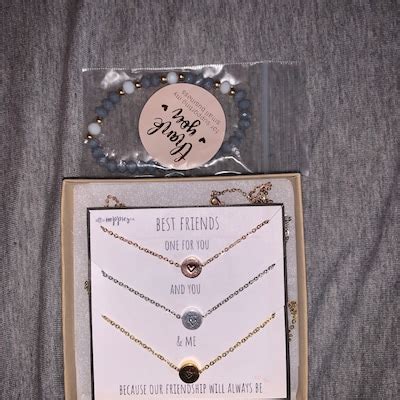 Set of 3 Friend Necklaces Friendship Necklaces 3 Friend Gift ...