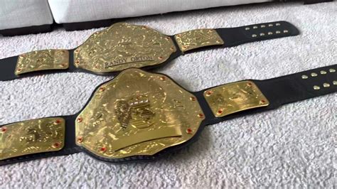 Mm And Mm Wwe Big Gold World Heavyweight Championship Replica Belt