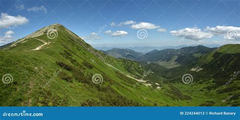 Demanovske Sedlo Konske Nizke Tatry Slovakia Stock Photo