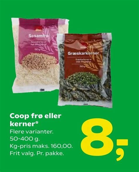 Coop Fr Eller Kerner Tilbud Hos Coop