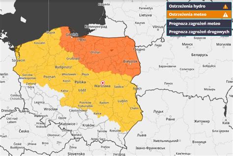 IMGW PIB METEO POLSKA on Twitter Ostrzeżenia meteorologiczne na