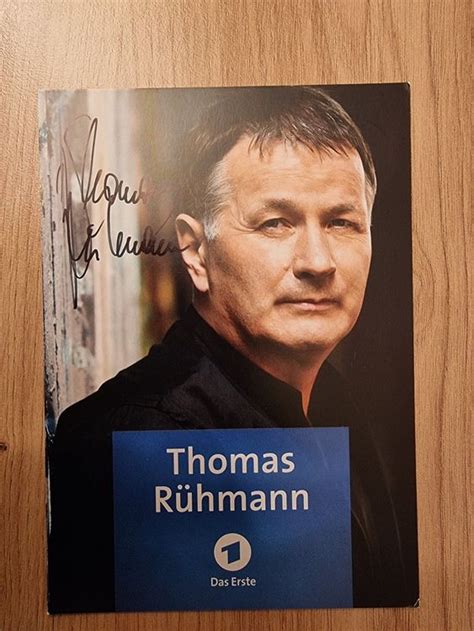 Thomas Rühmann Originalautogramm In Aller Freundschaft Kaufen Auf Ricardo