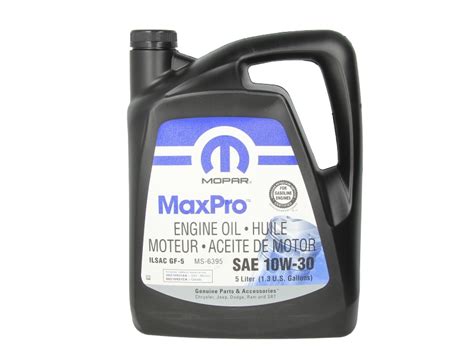 Масло Mopar 10W30 5L