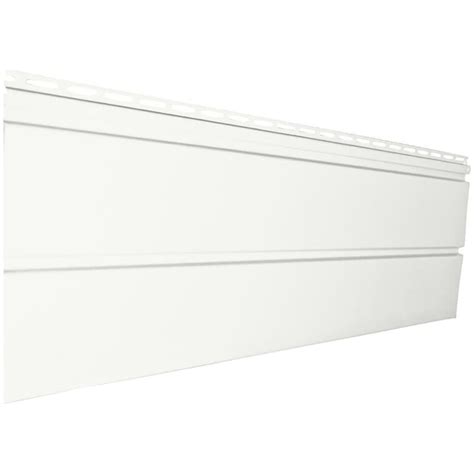 Gentek 10 Double 5 White Vertical Vinyl Siding Home Hardware