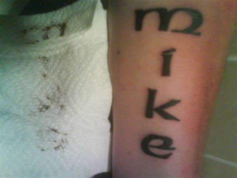 My Name Tattoo Mike My Name Tattoo Name Tattoos Name Tattoo