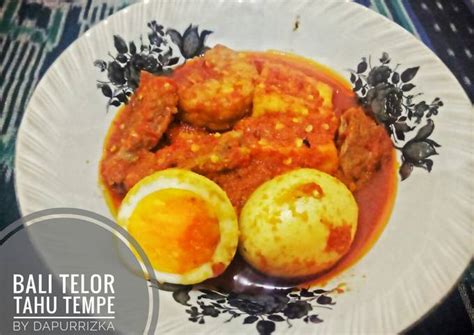 Resep Bali Telur Tahu Tempe Oleh Rizka Nury Cookpad