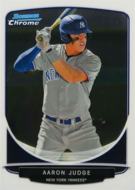 Aaron Judge 2013 Bowman Draft BDPP19 Chrome Draft Picks Price Guide