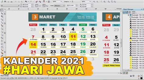 Tanggalan 2021 Lengkap Dengan Tanggalan Jawa Draw 411