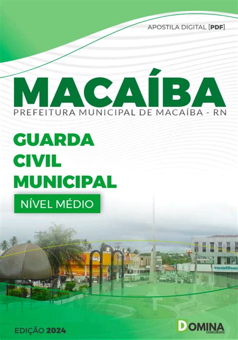 Apostila Digital Prefeitura de Macaíba RN 2024 em PDF