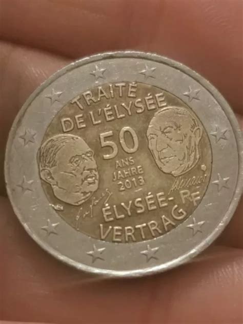 Piece Euros Commemorative France Ans Traite De L Elysee Eur