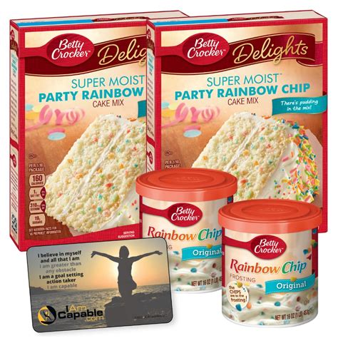 Betty Crocker Cake Mix Rainbow