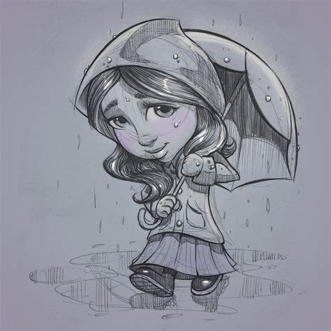 Raindrops keep falling on my head... by gelipe on DeviantArt