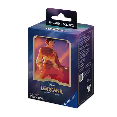 Caja De Cartas Coleccionables Disney Lorcana Aladdin Juego De Cartas