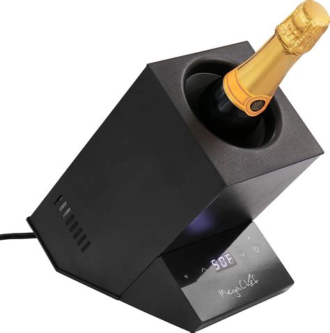 Megachef Wine Chiller Electric Single Bottle Black 25oz Home And Kitchen