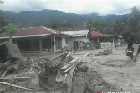 Sebanyak 292 Rumah Rusak Akibat Banjir Lumpur Di Sigi Sulteng Warga