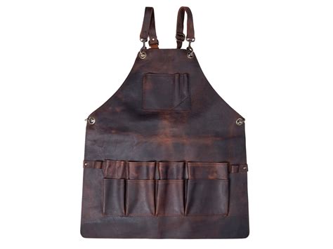 Leather Apron With 12 Tool Pockets Heat & Flame Resistant - Etsy