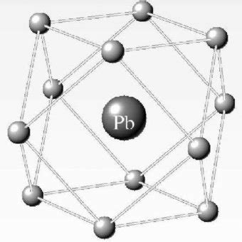 The Pb Ion Surrounded By The First Coordination Sphere Of O